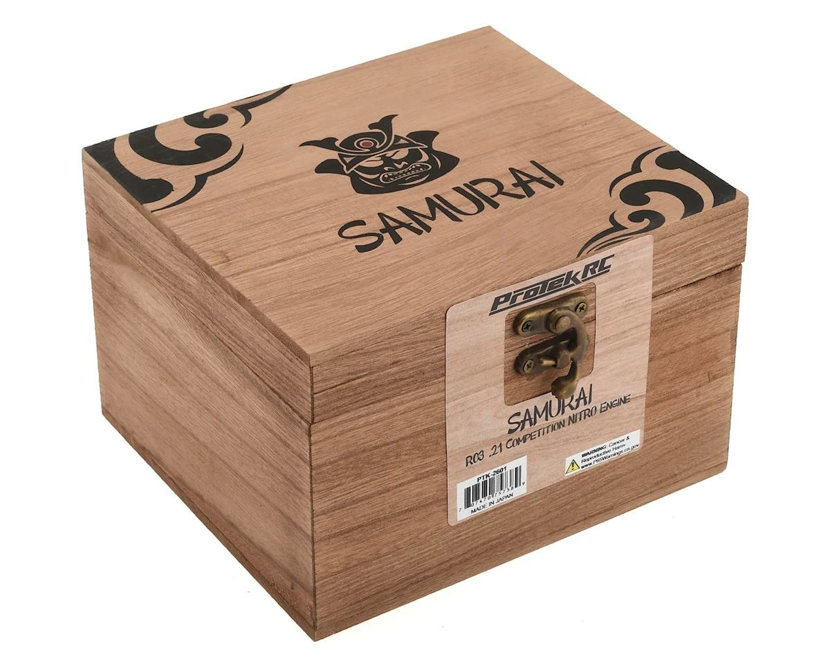 ProTek RC Samurai R03 3-Port .21 Competition Nitro Engine w/22E Carburetor (Turbo Plug) - Image 7