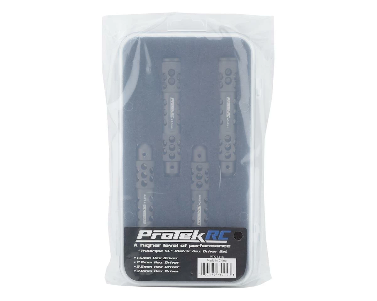 ProTek RC "TruTorque SL" Metric Hex Driver Set (4) (1.5mm, 2.0mm, 2.5mm, 3.0mm) - Image 2